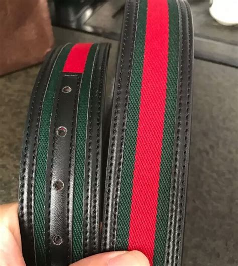 gucci belt green red stripe|Gucci web strap.